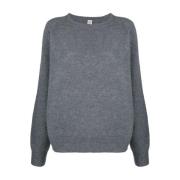 Grijze Wollen Pullover Sweater TotêMe , Gray , Dames