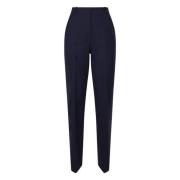 Blauwe Gestreepte Broek met Zijzakken Pinko , Blue , Dames