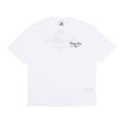 Oversized Luxe Tee White T-Shirt Tommy Hilfiger , White , Heren