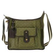 Pre-owned Canvas louis-vuitton-bags Louis Vuitton Vintage , Green , Da...