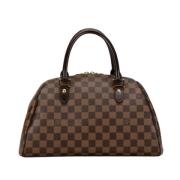 Pre-owned Fabric louis-vuitton-bags Louis Vuitton Vintage , Brown , Da...