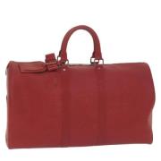 Pre-owned Leather louis-vuitton-bags Louis Vuitton Vintage , Red , Dam...