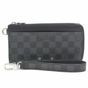 Pre-owned Canvas wallets Louis Vuitton Vintage , Black , Dames