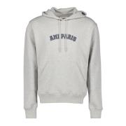 Logo Hoodie Herfst-Winter Collectie 2024 Ami Paris , Gray , Heren