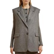 Stijlvolle Vest voor Vrouwen Liviana Conti , Gray , Dames