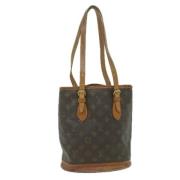 Pre-owned Canvas louis-vuitton-bags Louis Vuitton Vintage , Brown , Da...