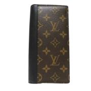 Pre-owned Canvas wallets Louis Vuitton Vintage , Brown , Heren