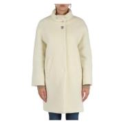 Wollen jas met lange mouwen Liu Jo , Beige , Dames