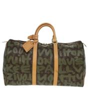 Pre-owned Canvas louis-vuitton-bags Louis Vuitton Vintage , Brown , Da...