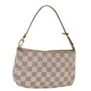 Pre-owned Canvas louis-vuitton-bags Louis Vuitton Vintage , White , Da...