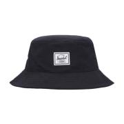 Zwarte Bucket Hoed Visser Stijl Herschel , Black , Unisex