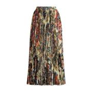 Paisley Print Geplooide Rok Etro , Multicolor , Dames