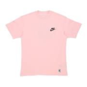 Sportshirt Roze Bloem Nike , Pink , Heren