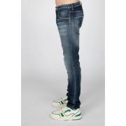 Stonewash Jeans Heren Donkerblauw My Brand , Blue , Heren