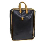 Pre-owned Leather travel-bags Hermès Vintage , Black , Dames