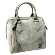 Pre-owned Leather louis-vuitton-bags Louis Vuitton Vintage , Gray , Da...