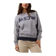 Dames Sweater & Vest 62-04-logo Sweat Moscow , Blue , Dames