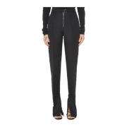 Slim Fit Broek Capasa Milano , Black , Dames