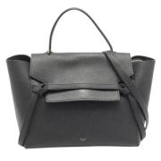 Pre-owned Leather handbags Celine Vintage , Black , Dames