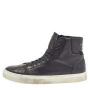 Pre-owned Leather sneakers Givenchy Pre-owned , Black , Heren