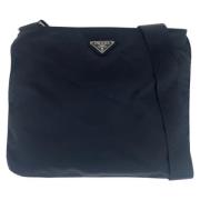 Pre-owned Canvas prada-bags Prada Vintage , Black , Dames