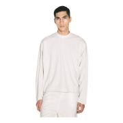 Katoenen Jersey Longsleeve T-shirt Entire Studios , White , Heren