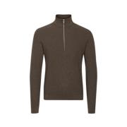 Katoenmix Sweater Matinique , Brown , Heren