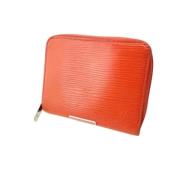 Pre-owned Leather wallets Louis Vuitton Vintage , Red , Dames