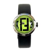 Pre-owned Metal watches Fendi Vintage , Green , Dames