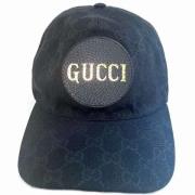 Pre-owned Canvas hats Gucci Vintage , Blue , Dames