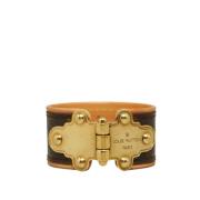 Pre-owned Canvas bracelets Louis Vuitton Vintage , Brown , Dames