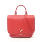 Pre-owned Leather louis-vuitton-bags Louis Vuitton Vintage , Red , Dam...