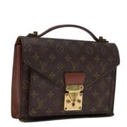 Pre-owned Canvas louis-vuitton-bags Louis Vuitton Vintage , Brown , Da...