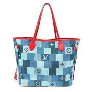 Pre-owned Denim louis-vuitton-bags Louis Vuitton Vintage , Blue , Dame...