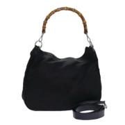 Pre-owned Nylon gucci-bags Gucci Vintage , Black , Dames