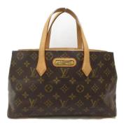 Pre-owned Canvas louis-vuitton-bags Louis Vuitton Vintage , Brown , Da...