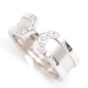 Pre-owned Metal rings Cartier Vintage , White , Dames