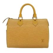 Pre-owned Leather louis-vuitton-bags Louis Vuitton Vintage , Yellow , ...