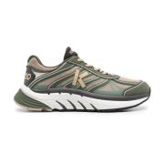 Mesh Panel Sneakers Kenzo , Green , Heren