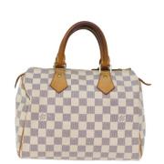 Pre-owned Canvas louis-vuitton-bags Louis Vuitton Vintage , White , Da...