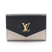 Pre-owned Leather wallets Louis Vuitton Vintage , Black , Dames