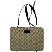 Pre-owned Canvas gucci-bags Gucci Vintage , Brown , Dames