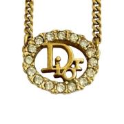 Pre-owned Metal dior-jewelry Dior Vintage , Yellow , Dames