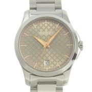 Pre-owned Fabric watches Gucci Vintage , Brown , Dames