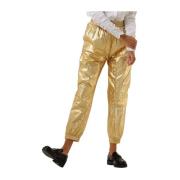 Metal Tech Pant in Goud Co'Couture , Yellow , Dames