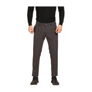 New York 1 Pinces Office Chino Jogger Broek Mason's , Gray , Heren