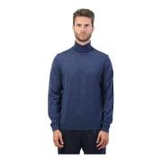 Blauwe Slim Fit Trui Boss , Blue , Heren