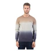 Katoenen Crewneck Sweater met Geborduurd Logo Guess , Multicolor , Her...