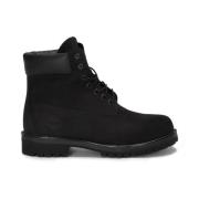 Waterdichte Vetersluiting Ronde Neus Laars Timberland , Black , Heren