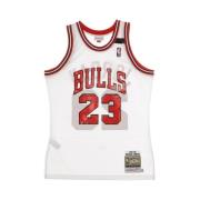 Chicago Bulls Michael Jordan Shirt Mitchell & Ness , White , Heren